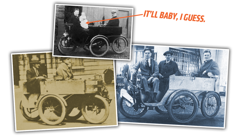 Photo with the baby from the collection of Ian Murray